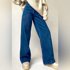 Wide leg jeans